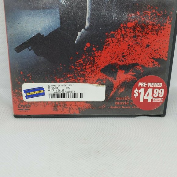 30 Days Of Night Rated R Horror DVD No Scratches Clean - Picture 2 of 12